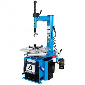 Tire Changer Machine 1.5HP Pneumatic Tilt-Back Rim Clamp 12-24" Stainless Steel Durable User-Friendly Garage Workshop