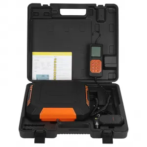 Digital Refrigerant Charging Scale 220LB High Accuracy Wireless APP Control Electronic Compact with Case HVAC Tool