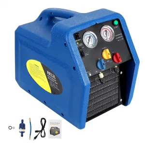 Refrigerant Recovery Machine Portable 1/2HP 110V Ac Refrigerant Recycling Machine Automotive Hvac 558psi Refrigerant Recovery Unit Air Conditioning Repair Tool