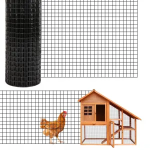 4'x50' Hex Wire Mesh - Galvanized Steel Fencing w/Smooth Edges for Gardens & Coops (Rust-Resistant, Small Animal Proof)