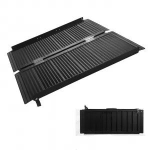 3FT Portable Wheelchair Ramp - 600LB Capacity Aluminum Folding w/Non-Slip & Rustproof for Home Doorways/Stairs