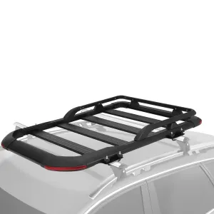 Roof Rack Basket, 50 x 37.8 Inch Heavy Duty Car Carriers Rooftop Basket, 165Lbs Capacity Cargo Rack for SUV Truck Cars