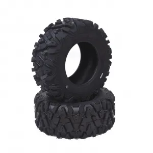 AT25x8-12-6PR TL UTV ATV Tire Tubeless 6-Ply Off-Road 25in OD 8in SW Black