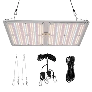 300W LED Grow Light Full Spectrum with Red & IR, Dimmable Quantum Board Plant Light for Indoor Plants Seedling, Veg and Bloom, 15.75×23.62in, 120V US Plug