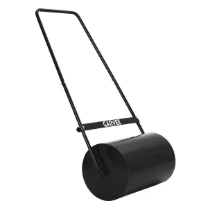 23" Lawn Roller, Push & Tow Behind Yard Roller, 13 Gallon Water/Sand Fill Drum, Heavy-Duty Steel Lawn Leveling Roller with U-Shaped Handle