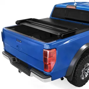 Soft Tri-Fold Truck Bed Tonneau Cover Compatible with 2009-2025 Dodge Ram 1500  5.6'/65.6"-67.4" Bed（Without Rambox）(excludes Classic Body), Black