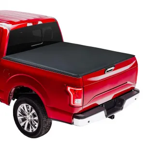 Soft Tri-Fold Truck Bed Tonneau Cover Compatible with 2020-2025 Chevrolet Silverado/GMC Sierra HD (2500-3500) 6'9" Bed, New Upgrade Black