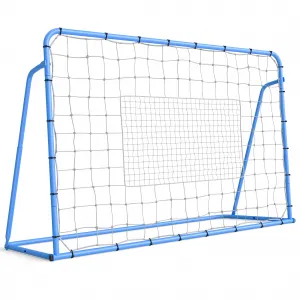 6x4 Ft Adjustable Multi-Sport Rebounder Net - Heavy Duty Pitchback Trainer for Soccer, Baseball & Football - Angle Adjustable for Backyard Training