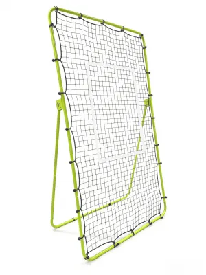 Adjustable Volleyball Rebounder Net 7x4 ft Large Training Net Multi-Angle Foldable Sturdy Black