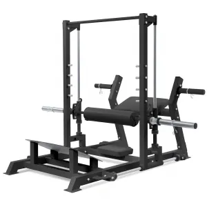 Hip Thrust Machine Heavy-Duty 770 LBS Weight Capacity Carbon Steel Frame with Band Pegs & Extended Guide Rail for Home Gym Glute Building