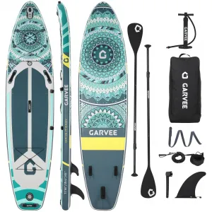 Ultra-Light Inflatable Upright Paddle Board for Adults & Youth – Wide Stable SUP, Non-Slip EVA Deck, Built-in Camera Mount, High-Quality Accessories, All Skill Levels, 350cm