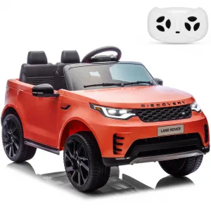 Ride P Series 12V Kids Ride On Car Land Rover Style Dual Motors 3 Speed Modes 4.5Ah Battery Safety Seatbelt Remote Control Black Outdoor Play - Red