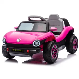 Ride - P Series: 12V Ride-On Toy With Remote Control | LED Lights, MP3, and Bluetooth | For Boys and Girls, Pink