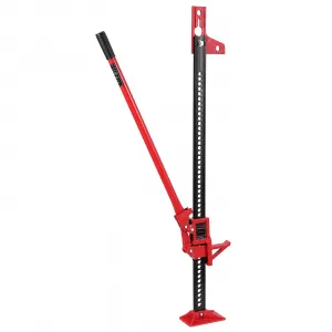 48" High Lift Farm Jack - 3.2 Ton Heavy-Duty Ratcheting Off-Road Lifting Tool with Triangular Head for Cars, Trucks, SUVs, ATVs, 4x4s, and Farm Use