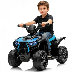 6V Battery Powered Kids ATV Car with Lights, Music, 3.5mph Speed, Durable All-Terrain Tires, Safe Ride for Toddlers Ages 3-6, Outdoor Fun