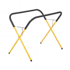 Folding Work Stand 750 LBS Capacity Portable Adjustable Workbench for Garage & Shop Yellow