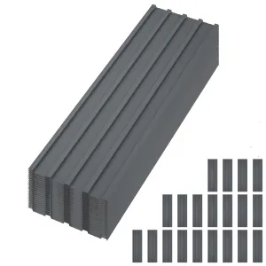 20 Pcs Metal Roofing Panels Galvanized Steel Corrugated Weather Resistant Easy Install Industrial Warehouse Roof