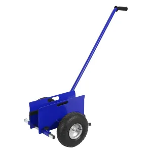 Panel Dolly Heavy Duty Drywall Cart 660 LBS Capacity Adjustable Clamp Steel Frame 10" Rubber Wheels for Sheetrock Transport