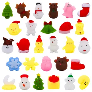 56 Pcs Easter Basket Stuffers Mochi Squishy Toys, Easter Egg Fillers Mini Squishies Stress Relief Toys, Slow Rising Animals for Easter Theme Party Favor, Easter Eggs Hunt