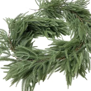 7Ft Christmas Pine Garland,Realistic Winter Greenery Pine Garland,Artificial Pine Greenery Garland for Christmas Table Fireplace Wall Home Decoration Encrypted Pine Garland