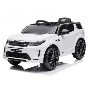 Ride - P Series: 12V Land Rover mini Kids Ride-On Car: Remote Control, LED Lights, Bluetooth, Music, Radio, Battery Powered, for Ages 3-8 - White