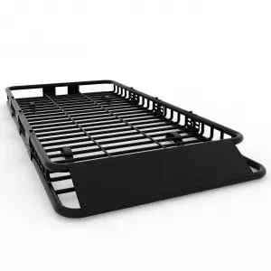 84" x 39" x 6" Universal Roof Rack Basket, 200 lbs Capacity Heavy-Duty Rooftop Cargo Carrier with Extension for SUVs, Trucks, and VehiclesBlack