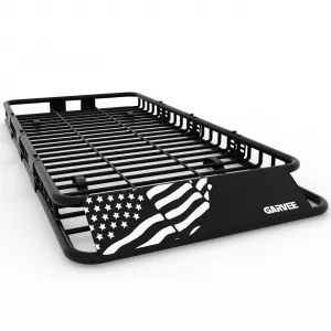 84" x 39" x 6" Universal Roof Rack Basket, Heavy Duty Cargo Carrier for SUVs, Trucks, Vehicles, Black