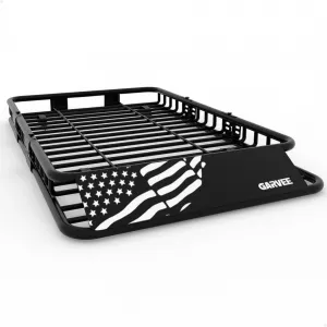 64"x 39"x 6" Roof Rack Basket Rooftop Cargo Carrier with Extension Black Car Top Luggage Holder Universal for SUV Cars