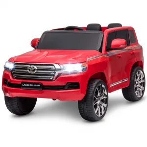 Ride - P Series: 12V Toyota Land Cruiser Kids' Car: Remote, LED, 3 Speeds, Dual 45W Motors, USB Music, Seat Belt, CPC & ASTM Approved