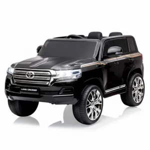 Ride - P Series: 12V Toyota Land Cruiser Kids' Car: Remote, LED, 3 Speeds, Dual 45W Motors, USB Music, Seat Belt, CPC & ASTM Approved - Black(2)