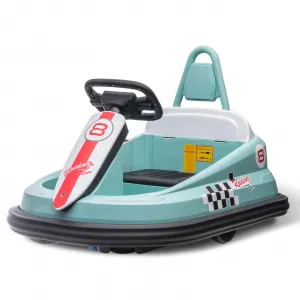 Ride - B Series: 6V Electric Ride On Toys for Kids 1.5-6 Years Old, Steering Wheel, 360 Degree Spin, 2-Speeds, Lights, Music & Horn, Safety Belts, Best for Birthday - Green