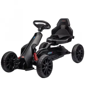 Ride - P Series: 12V Electric Go Kart for Kids,7Ah Battery Powered Car for Toddlers, Adjustable Seat, High/Low Variable Speeds,EVA Wheels, for 3-6 Years - Black