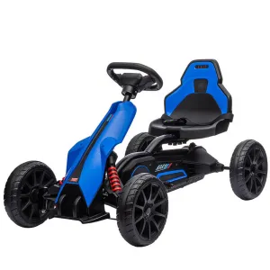 Ride - P Series: 12V Electric Go Kart for Kids,7Ah Battery Powered Car for Toddlers, Adjustable Seat, High/Low Variable Speeds,EVA Wheels, for 3-6 Years - Blue