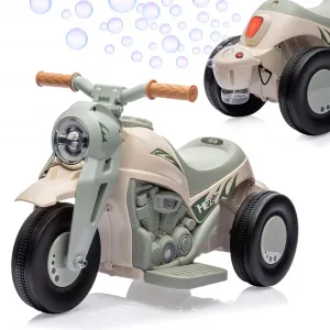 Ride - P Series: 6V Battery-Powered Electric Motorcycle with 1.9 Mph Speed, Led Headlights, Music, Pedal, Forward/Reverse, 3 Wheels | Motorbike Toy Gift for Toddlers 3 and Up - B