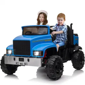 Ride - P Series: 24V Ride On Car with Remote Control Electric UTV Vehicles with Dump Bed, 4WD Power 4x200W Motors,4xSpring Suspension, 3 Speeds, 2 Seater