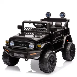 Ride - P Series: 12V Ride-On Truck for Kids: Remote Control, Battery Powered Electric Car, Music, LED Lights, Suspension System, Double Doors, Safety Belt, Ride-On Toy