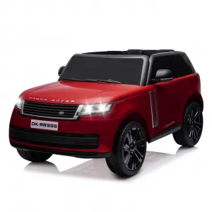 Ride - P Series: 24V 2-Seater Land Rover Ride-On Car For age 3+, With MP3, 3 Speeds, Remote Control, LED, 4-Wheel Suspension - Wine Red