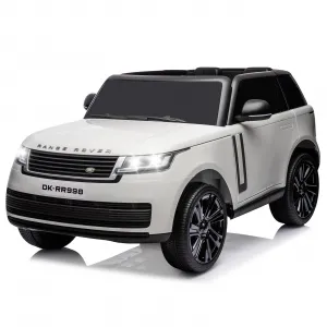 Ride - P Series: 24V 2-Seater Land Rover Ride-On Car For age 3+, With MP3, 3 Speeds, Remote Control, LED, 4-Wheel Suspension - White