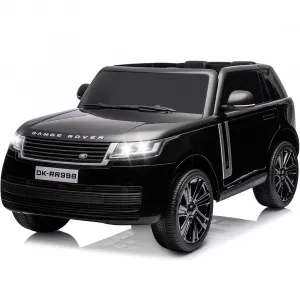 Ride - P Series: 24V 2-Seater Land Rover Ride-On Car For age 3+, With MP3, 3 Speeds, Remote Control, LED, 4-Wheel Suspension - Black