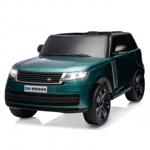 Ride - P Series: 24V 2-Seater Land Rover Ride-On Car For age 3+, With MP3, 3 Speeds, Remote Control, LED, 4-Wheel Suspension - Green