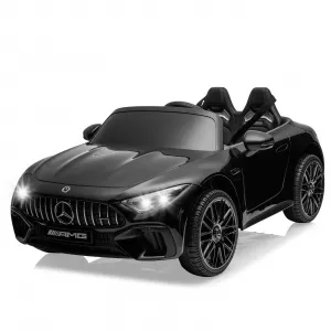 12V Mercedes-Benz SL63 Ride-On Car: Remote Control, 2x35W Motors, 3-8 MPH, LED Lights, MP3, USB, Bluetooth, for Ages 3-7