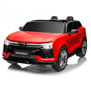 Ride - P Series: 24V 2-Seater Chevrolet Blazer Kids Car with Remote Control, Bluetooth - Red