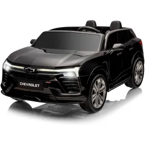 Ride - P Series: 24V 2-Seater Chevrolet Blazer Kids Car with Remote Control, Bluetooth - Black