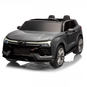 Ride - P Series: 24V 2-Seater Chevrolet Blazer Kids Car with Remote Control, Bluetooth - Grey