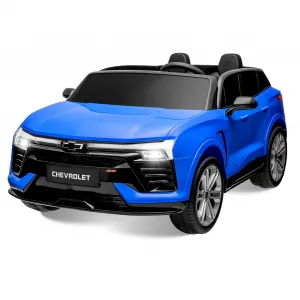 Ride - P Series: 24V 2-Seater Chevrolet Blazer Kids Car with Remote Control, Bluetooth - Blue