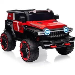 Ride - P Series: 12V 2-Seater Kids Ride On Car with Remote Control & Music - Red
