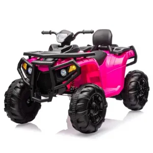 Ride - P Series: 4 Wheeler Electric Vehicle for Big Kids 2 Seater Battery Powered Ride On Toy Car with Spring Suspension, LED Lights, High & Low Speed, Music, USB, Soft Start for Toddlers, Pink