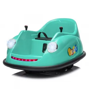 Ride - P Series: 12V Battery Car for Kids W/Parent Remote, Led Lights, 2-Speed, 360°Spin - Green