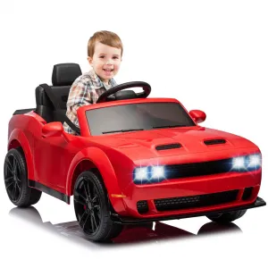 Ride - P Series: 12V Electric Vehicles Battery Powered with Remote Control, LED Lights, Bluetooth, MP3 for Boys Girls - Red