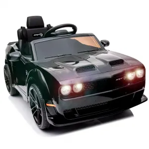 Ride - P Series: 12V Electric Vehicles Battery Powered with Remote Control, LED Lights, Bluetooth, MP3 for Boys Girls - Black
